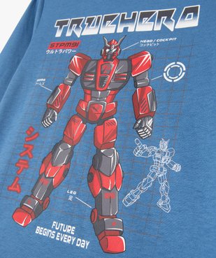 Tee-shirt à manches longues imprimé garçon vue3 - GEMO 4G GARCON - GEMO