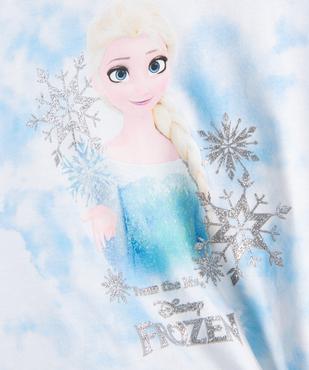 Tee-shirt manches courtes loose tie-and-dye imprimé fille - La Reine des Neiges vue2 - REINE DES NEIGE - GEMO