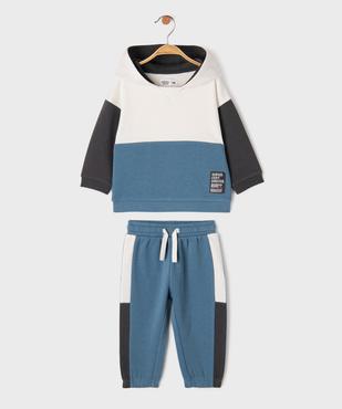Ensemble 2 pièces sweat + jogging bébé garçon vue1 - GEMO 4G BEBE - GEMO