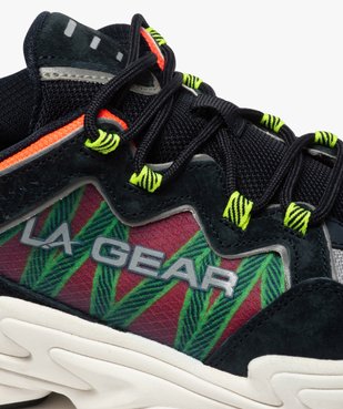 Baskets homme running détails fluo – LA Gear vue6 - L.A. GEAR - GEMO