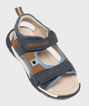 Sandales à scratch multi-matières garçon - Gepy vue5 - GEPY - GEMO