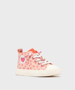 Baskets montante en toile enduite fille - Lovely Wings vue3 - LOVELY WINGS GEMO FOR GOOD - GEMO