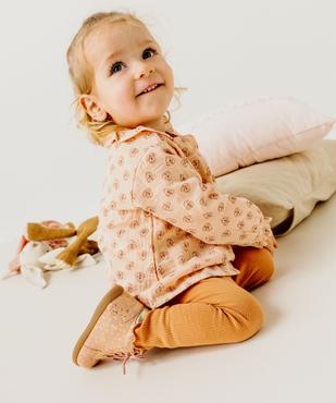 Blouse à manches longues et col Claudine bébé fille vue5 - GEMO 4G BEBE - GEMO