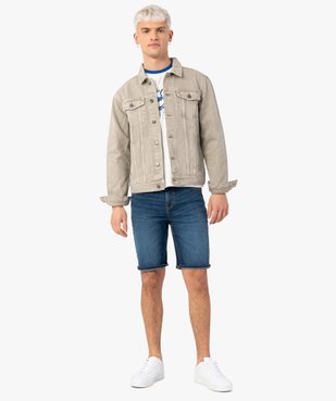 Bermuda homme en jean vue5 - GEMO (HOMME) - GEMO