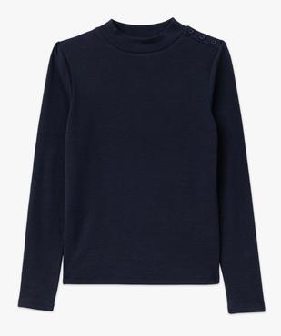 Tee-shirt à manches longues à col montant femme vue4 - GEMO 4G FEMME - GEMO