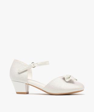 Chaussures à talon pailletées et bride scratch fille vue1 - LOVELY WINGS - GEMO