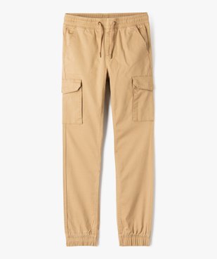 Pantalon en toile coupe jogger garçon vue1 - GEMO 4G GARCON - GEMO