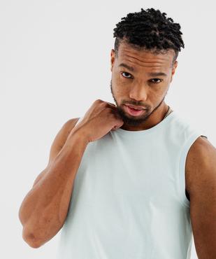 Tee-shirt sans manches en jersey de coton homme vue3 - GEMO 4G HOMME - GEMO