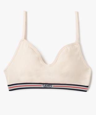 Soutien-gorge en coton stretch avec mousse amovibles fille - Camps United vue1 - CAMPS GEMO FOR GOOD - GEMO