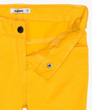 Pantacourt fille en toile avec ceinture tressée vue2 - GEMO (ENFANT) - GEMO