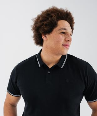 Polo manches courtes en coton homme vue5 - GEMO 4G HOMME - GEMO