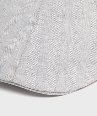 Casquette plate chinée à rayures homme vue3 - GEMO (ACCESS) - GEMO