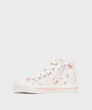 Tennis en toile montante fleurie fille vue3 - LOVELY WINGS - GEMO