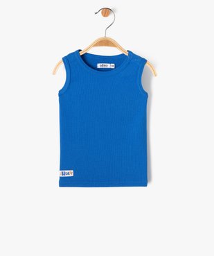 Débardeur en maille côtelée bébé garçon vue1 - GEMO(BEBE DEBT) - GEMO