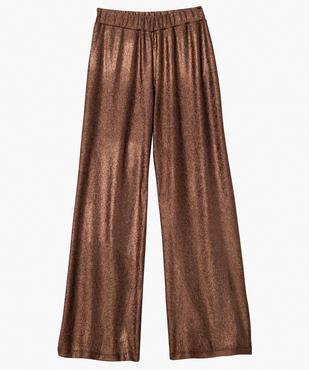 Pantalon femme en maille fluide pailletée vue4 - GEMO(FEMME PAP) - GEMO