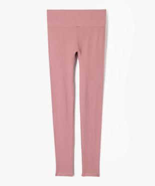 Legging en maille côtelée sans coutures fille vue3 - GEMO (JUNIOR) - GEMO