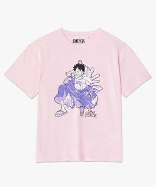 Tee-shirt femme à manches courtes avec motif – One Piece vue4 - ONE PIECE - GEMO
