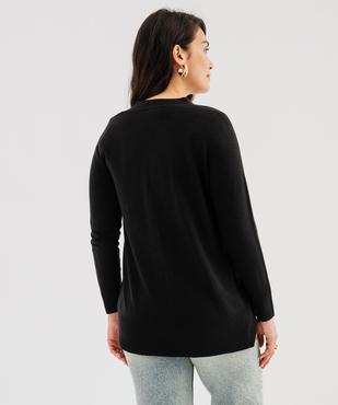 Gilet long porté ouvert femme vue6 - GEMO(FEMME PAP) - GEMO