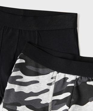 Boxer en coton stretch garçon (lot de 2) vue2 - GEMO 4G GARCON - GEMO