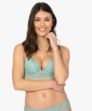 Soutien-gorge femme en dentelle avec dos croisé vue1 - GEMO(HOMWR FEM) - GEMO