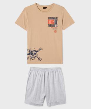 Pyjashort bicolore avec motif One Piece homme - Netflix vue1 - ONE PIECE - GEMO