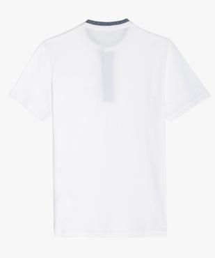 Polo garçon à col mao et manches courtes vue3 - GEMO (ENFANT) - GEMO