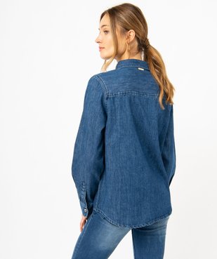 Chemise en jean épaisse femme - LuluCastagnette vue3 - LULUCASTAGNETTE - GEMO