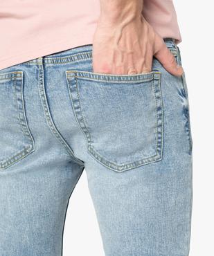 Jean homme coupe Skinny délavé  vue2 - GEMO 4G HOMME - GEMO