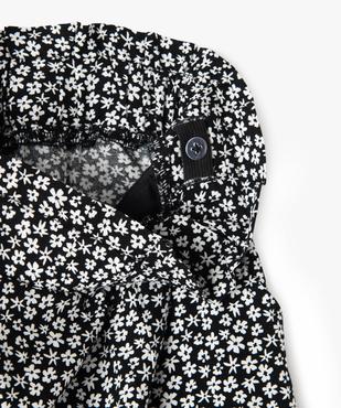 Pantalon fluide imprimé en viscose fille vue2 - GEMO 4G FILLE - GEMO
