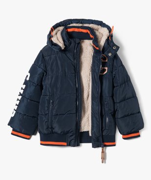 Blouson garçon matelassé avec capuche amovible - Camps United vue2 - CAMPS UNITED - GEMO