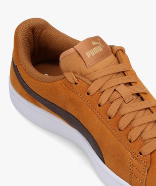 Baskets homme dessus cuir bicolore – Puma Smash vue6 - PUMA - GEMO