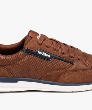 Baskets homme casual à lacets bi-matières - Redskins vue7 - REDSKINS - GEMO