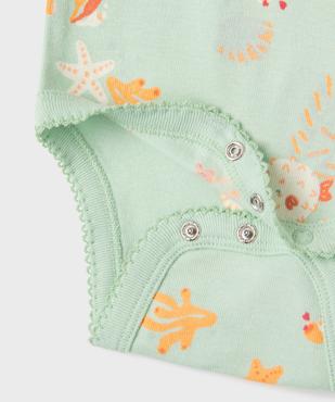 Body à bretelles à motifs marins bébé fille (lot de 3) vue6 - GEMO 4G BEBE - GEMO