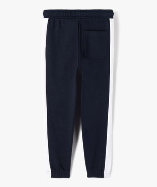 Pantalon de jogging garçon bicolore avec motif brodé - Camps United vue4 - CAMPS UNITED - GEMO
