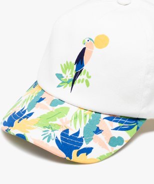 Casquette fille imprimé tropical vue3 - GEMO (ENFANT) - GEMO