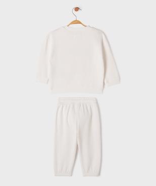 Ensemble 2 pièces sweat + jogging bébé garçon vue3 - GEMO 4G BEBE - GEMO