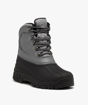 Après-skis homme à lacets passants avec tige renforcée vue2 - URBAN STEPS - GEMO