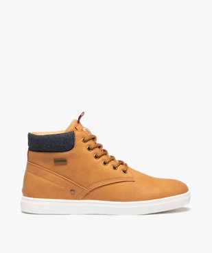 Boots garçon unies à lacets avec détail en denim - Redskins vue1 - REDSKINS - GEMO