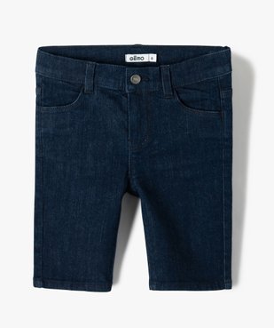 Bermuda fille en denim coupe slim vue1 - GEMO (ENFANT) - GEMO