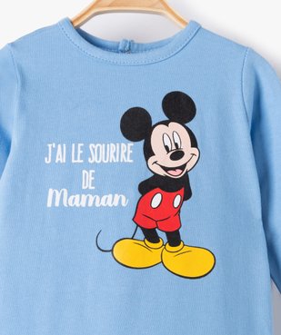 Pyjama bébé en jersey motif Mickey - Disney vue2 - DISNEY DTR - GEMO