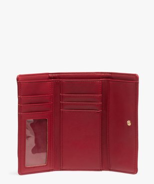 Portefeuille femme 3 volets pressionné vue3 - GEMO (ACCESS) - GEMO