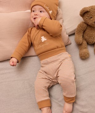 Ensemble naissance évolutif 3 pièces bébé garçon - LuluCastagnette vue8 - LULUCASTAGNETTE - GEMO