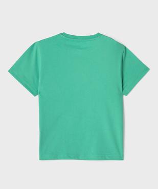 Tee-shirt manches courtes à motif fun et sequins garçon vue3 - GEMO 4G GARCON - GEMO