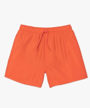 Short de bain homme uni vue4 - GEMO (PLAGE) - GEMO