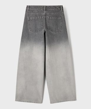 Jean loose avec délavage dégradé fille vue4 - GEMO (JUNIOR) - GEMO