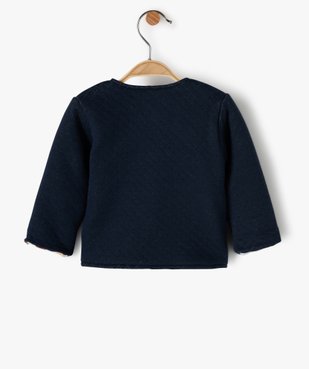 Sweat bébé réversible fermeture pressions vue5 - GEMO(BB COUCHE) - GEMO