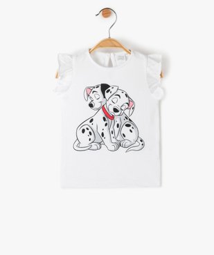 Tee-shirt bébé fille imprimé à manches volantées – Disney vue1 - DISNEY DTR - GEMO