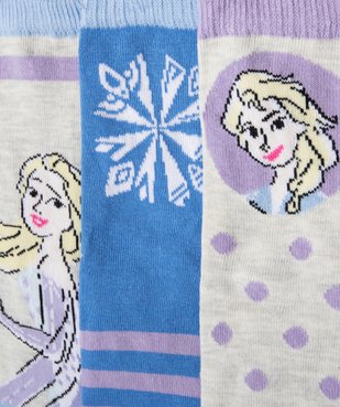 Chaussettes filles avec motifs Reine des Neiges (lot de 3) - Disney vue2 - REINE DES NEIGE - GEMO