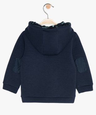 Sweat bébé garçon zippé à capuche - Lulu Castagnette vue3 - LULUCASTAGNETTE - GEMO