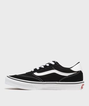 Baskets basses en cuir suédé et textile Brooklyn femme - Vans vue3 - VANS - GEMO